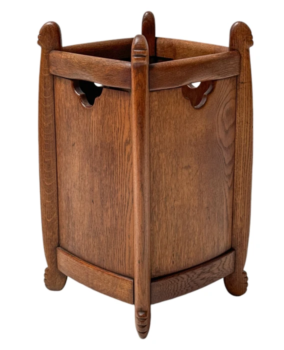 Jac. van den Bosch Art Deco Amsterdamse School Litter Basket 't Binnenhuis